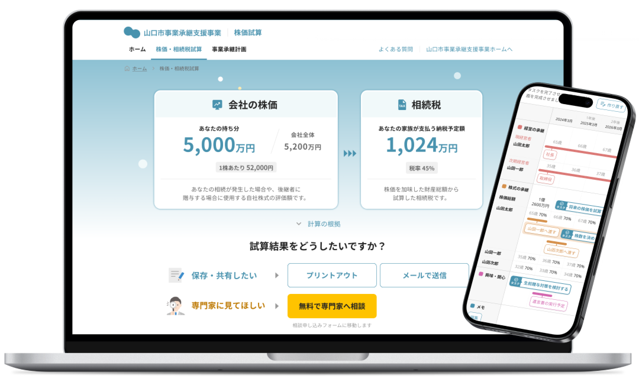 株価試算